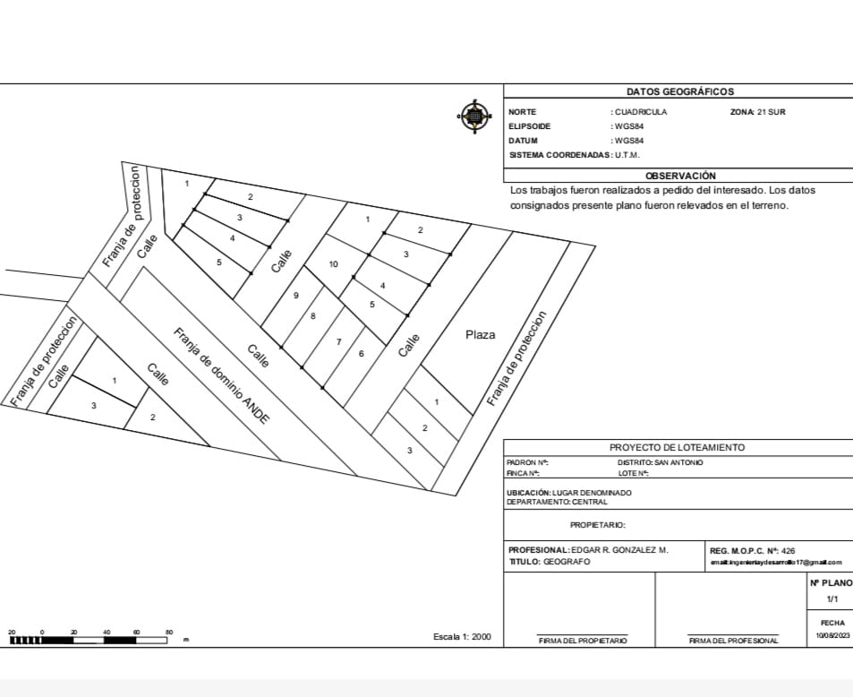 VENDO CASI 3 HECTAREAS EN SAN ANTONIO BARRIO SAN FRANCISCO ZONA ASO ABC